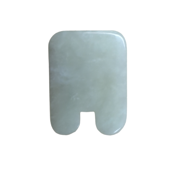 Jade Gua Sha tool square shaped 