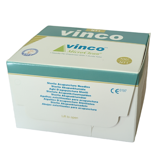 Vinco Single Needle with tube 100pcs